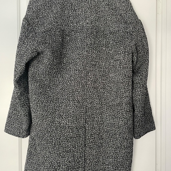 Frank & Oak Mackenzie Cocoon Wool Top Coat in Grey - Picture 2 of 2